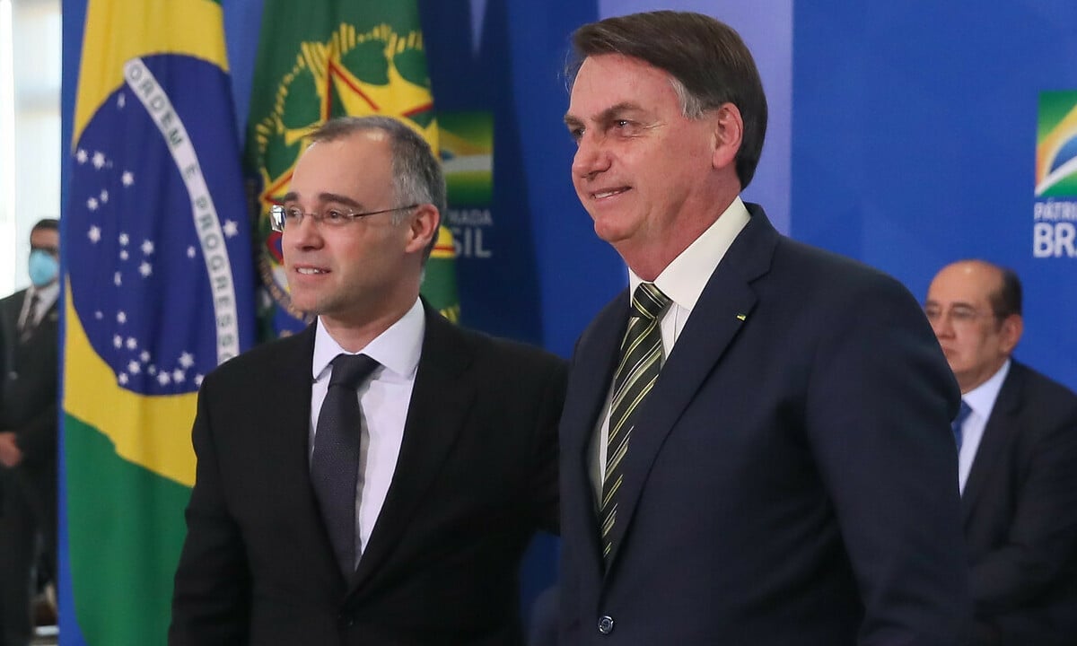 André Mendonça e Jair Bolsonaro. Foto: Isac Nóbrega/PR 
