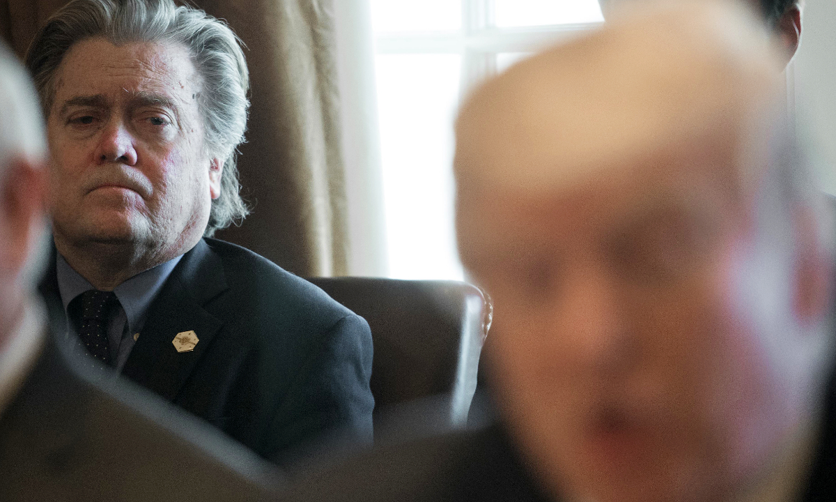 Steve Bannon, ex-conselheiro de Donald Trump. Foto: AFP 