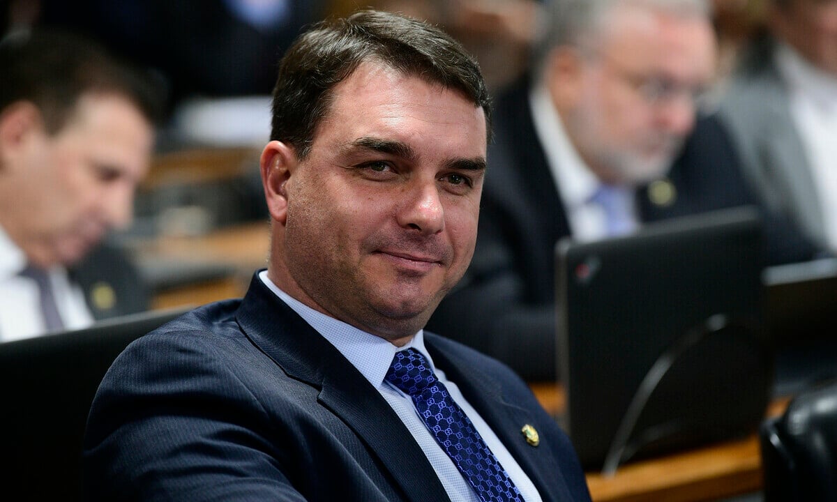 O senador Flávio Bolsonaro (Republicanos-RJ). Foto: Pedro França/Agência Senado 