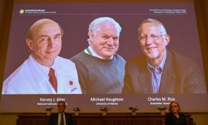 Trio vence Nobel de Medicina por descoberta do vírus da hepatite C