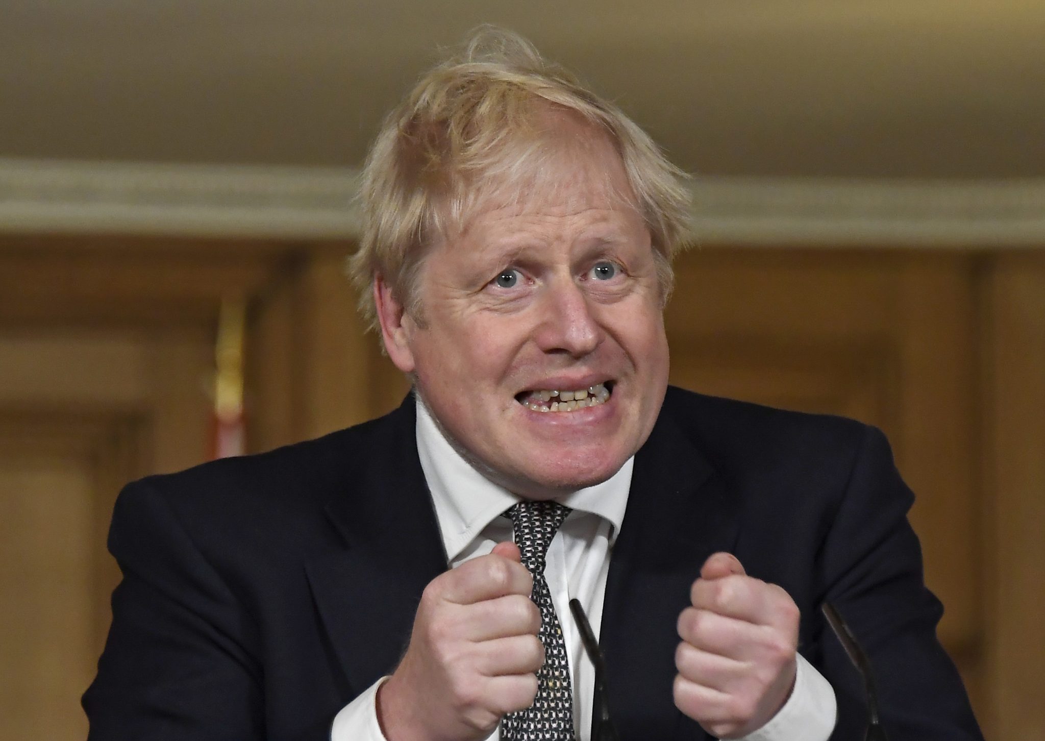 O primeiro-ministro Boris Johnson. Foto: Alberto Pezzali/AFP 