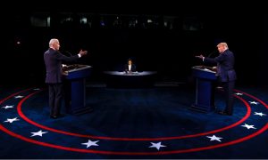 Trump e Biden protagonizam debate final mais civilizado a 12 dias das eleições