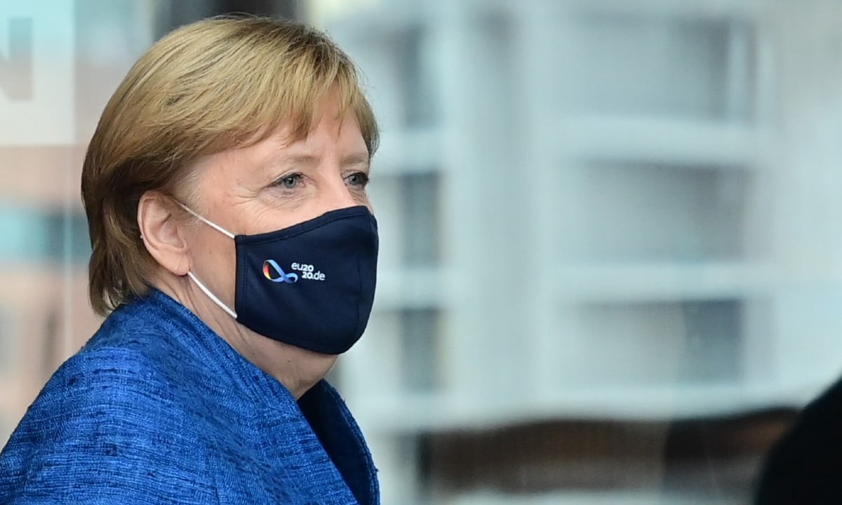 Premiê alemã, Angela Merkel (Foto: John MACDOUGALL / AFP) 