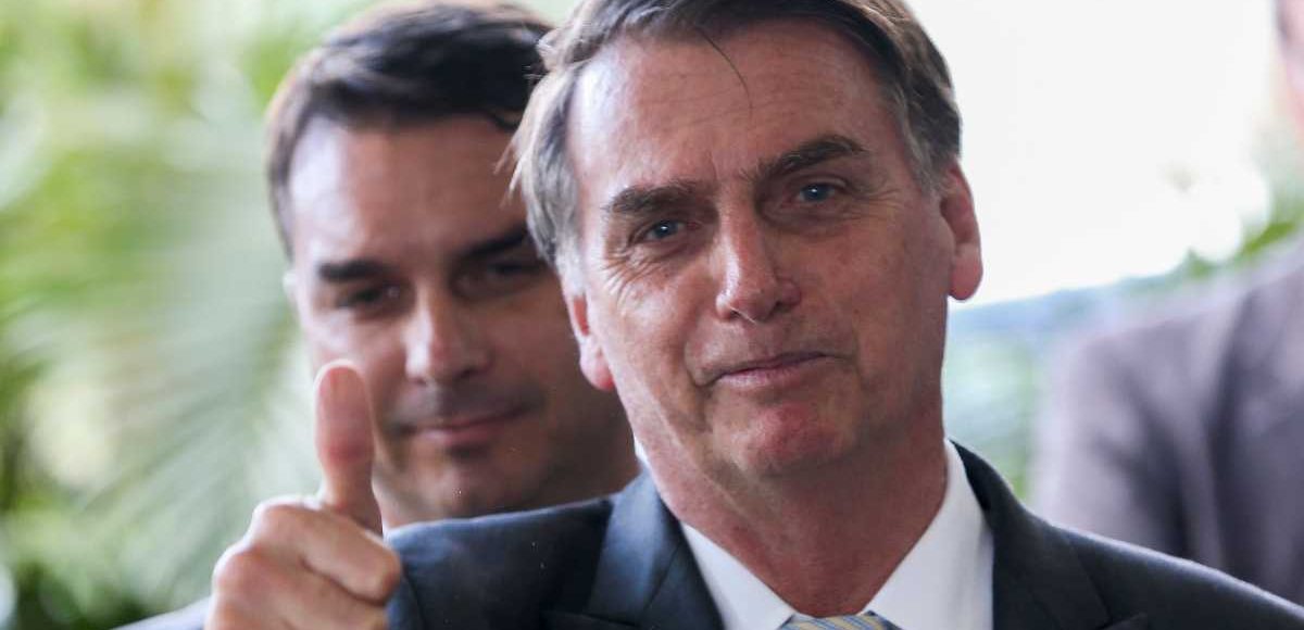 Flavio e Jair Bolsonaro