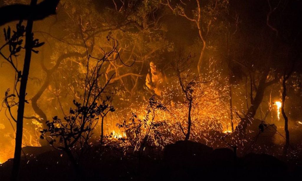 Governo de Goiás acusa governo federal de usar produto não autorizado para conter incêndio