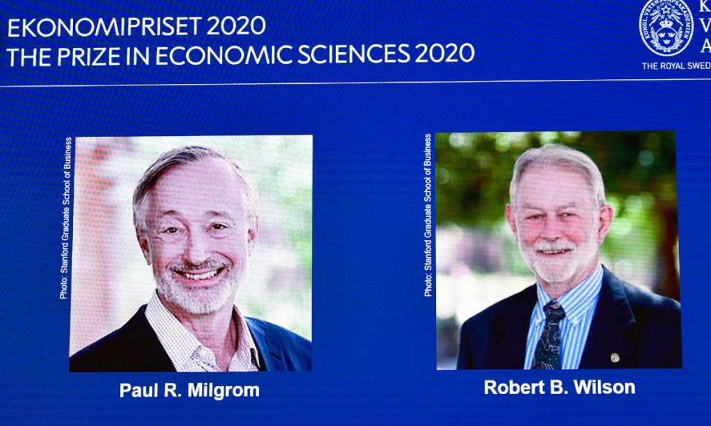 Nobel de Economia vai para dois americanos ‘inovadores’ em leilões