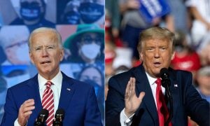 Biden diz que terá 'muita sorte' se seu adversário em 2024 for Trump