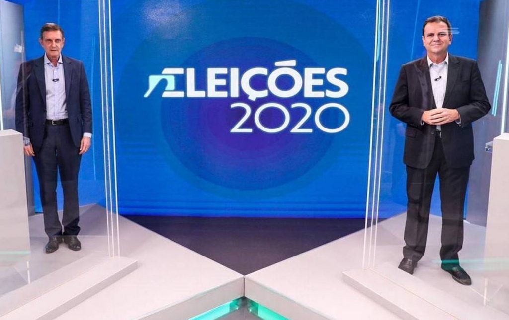 Debate entre Paes e Crivella na Globo tem direitos de resposta em série