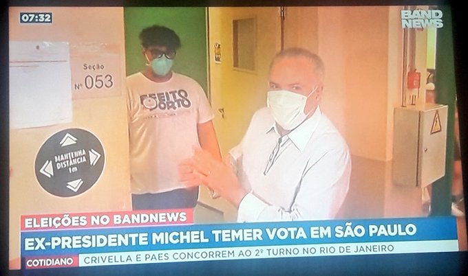 Temer vota em São Paulo