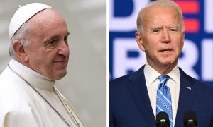 Por telefone, Papa Francisco parabeniza Joe Biden