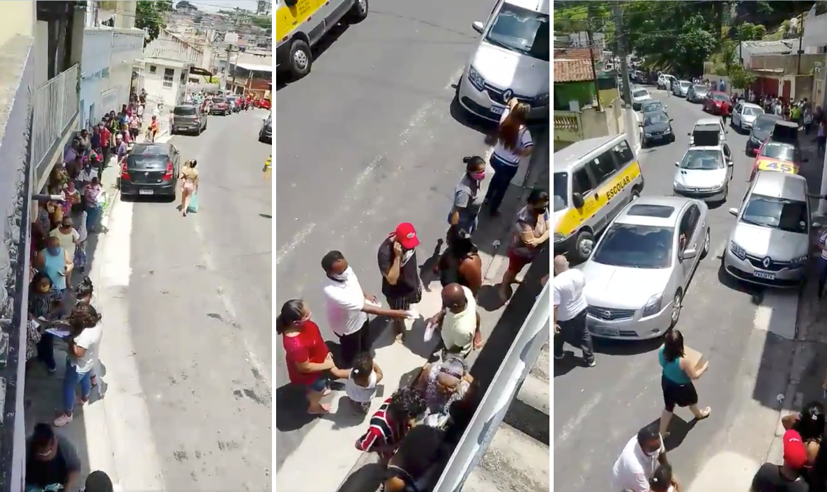 VÍDEO: Aliados de Bruno Covas distribuem cestas básicas na periferia ...