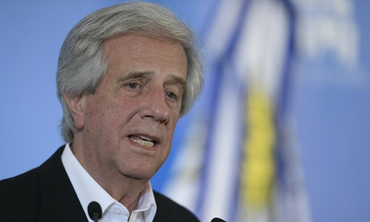 O ex-presidente uruguaio Tabaré Vázquez. Foto: Juan MABROMATA/AFP 