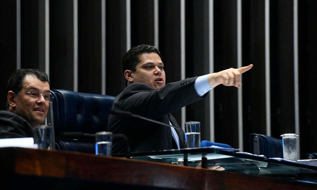 O presidente da CCJ do Senado, Davi Alcolumbre (União-AP). Foto: Marcos Oliveira/Agência Senado 