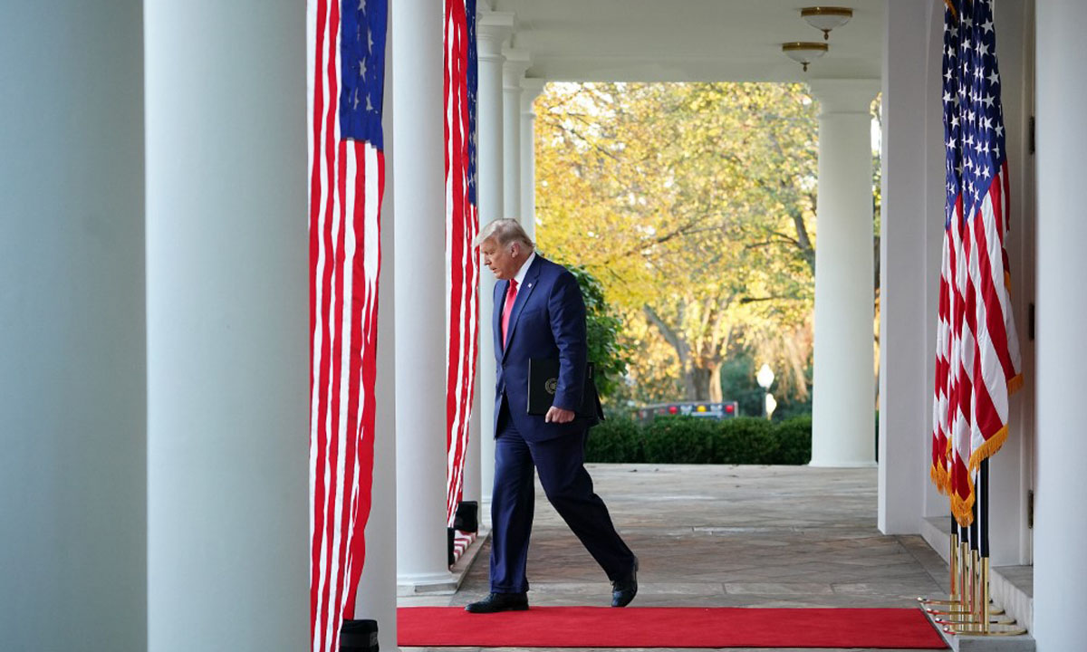 Presidente dos EUA, Donald Trump, na Casa Branca. Foto: MANDEL NGAN/AFP 