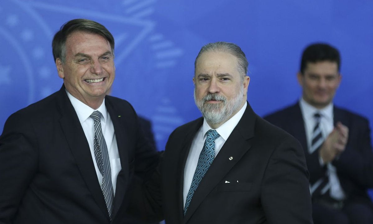 Jair Bolsonaro e Augusto Aras. Foto: José Cruz/Agência Brasil 