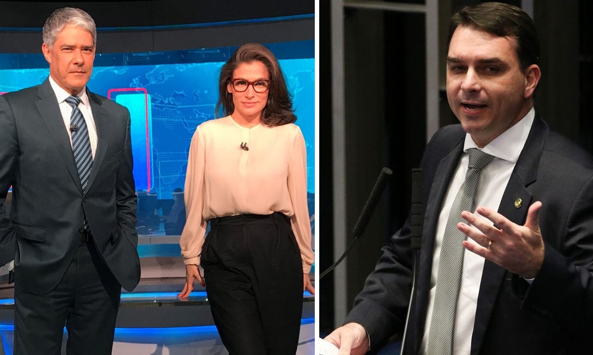 Bonner e Renata são intimados a depor sobre cobertura da ‘rachadinha’