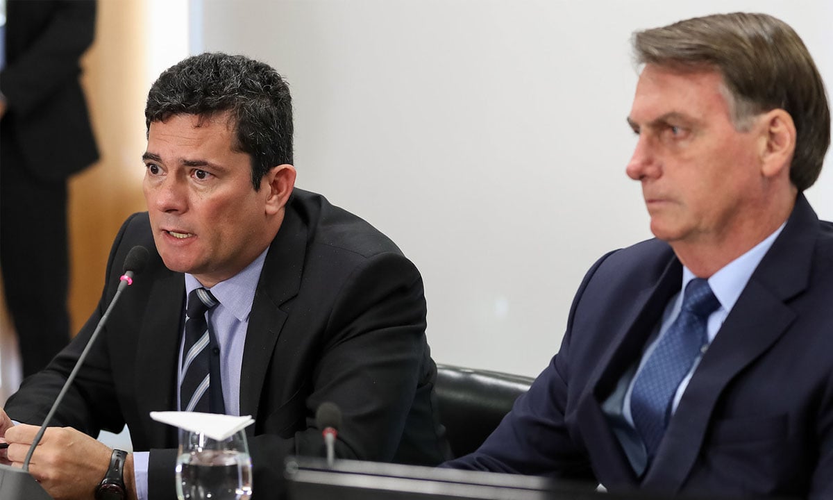 Sérgio Moro e Jair Bolsonaro. Foto: Marcos Corrêa/PR 