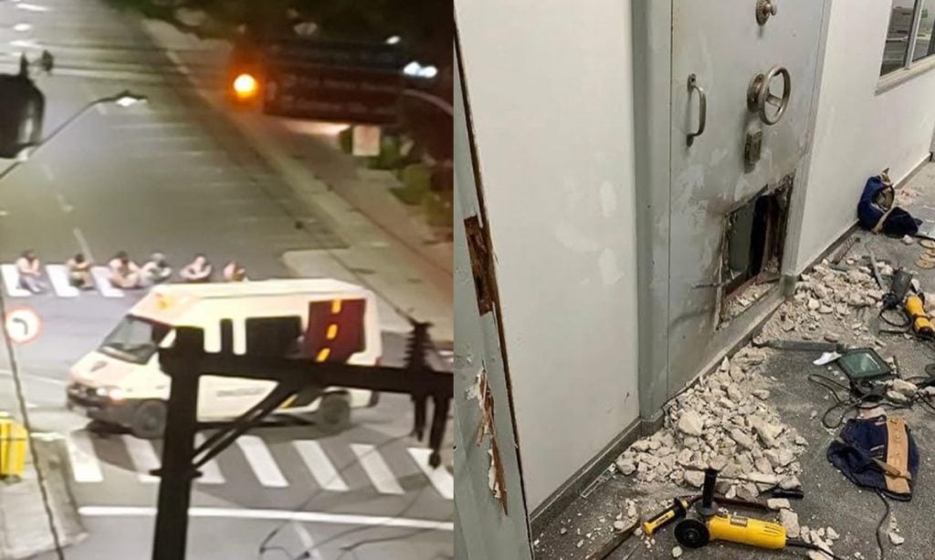 Assalto a banco em Criciúma deixa cidade sitiada; veja os vídeos