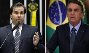 Bolsonaro, que apoia Lira, diz que aliança entre Maia e PT é 'jogo de poder'