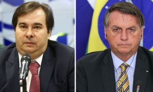Maia ameaça aceitar pedido de impeachment contra Bolsonaro