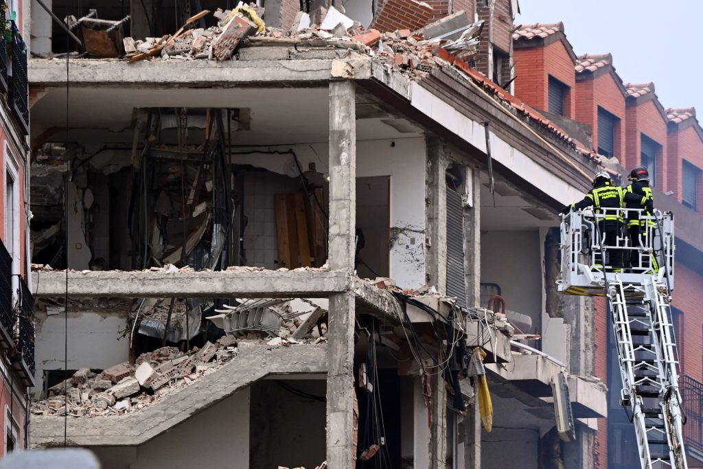 Explosão em prédio no centro de Madri deixa ao menos três mortos