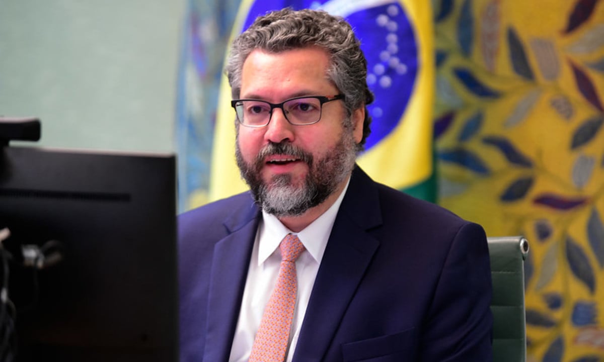 O ex-ministro Ernesto Araújo. Foto: Marcio Batista/MRE 