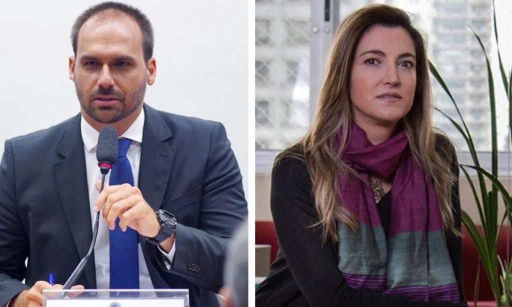 Justiça condena Eduardo Bolsonaro a indenizar jornalista da Folha vítima de fake news