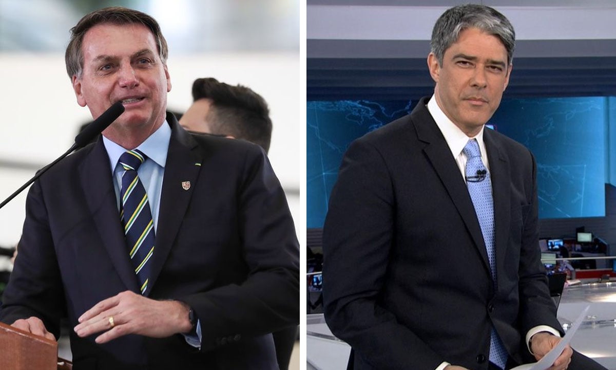 Bolsonaro chama Bonner de ‘sem vergonha’ e ‘canalha’ e ataca Mandetta
