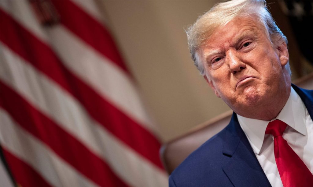 Presidente, Trump atacou a imprensa no Twitter mais de uma vez por dia