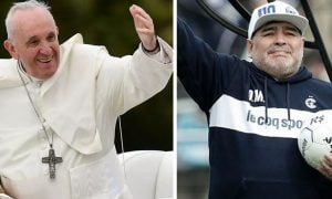 Papa Francisco exalta Maradona: 'Um poeta, um grande campeão'