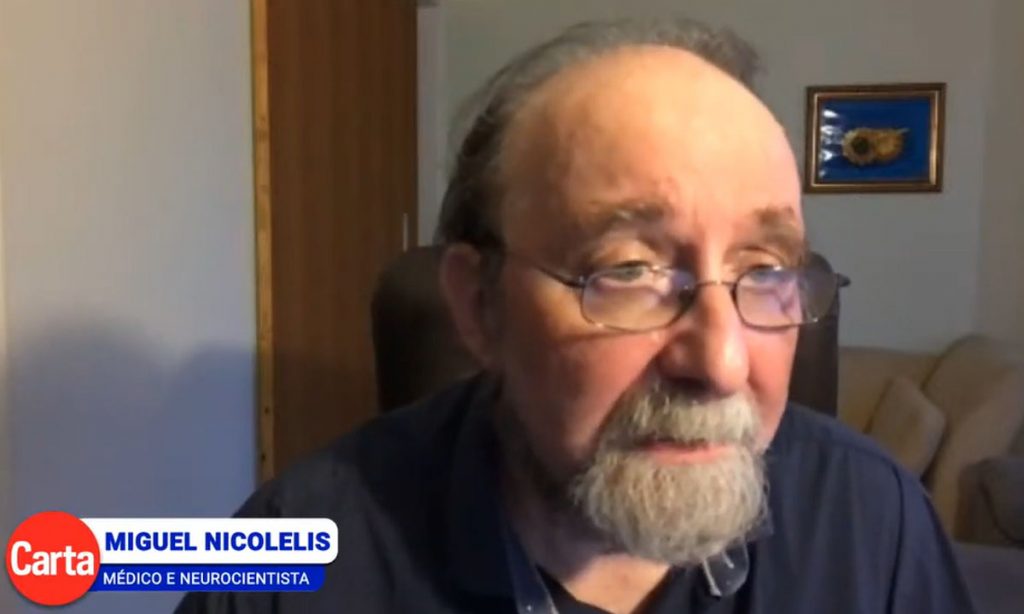 Nicolelis: não há dúvida de que a variante do coronavírus já se espalhou pelo Brasil