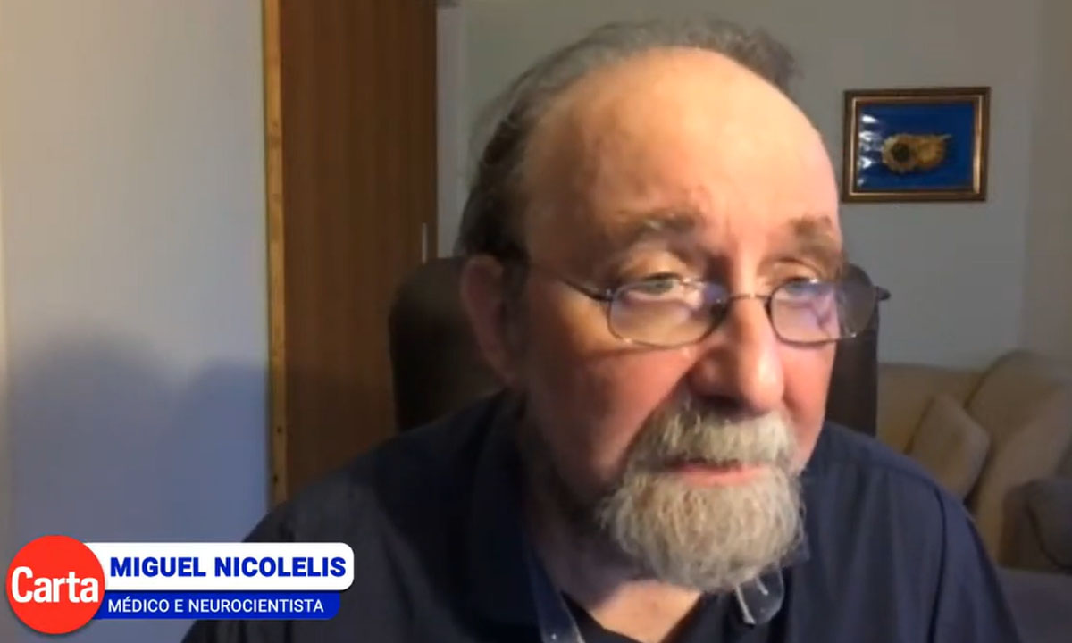 Nicolelis: não há dúvida de que a variante do coronavírus já se espalhou pelo Brasil