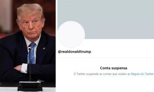 Twitter tira perfil de Trump do ar permanentemente