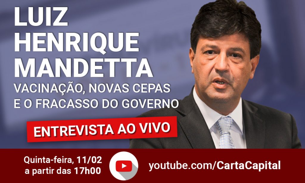 CartaCapital entrevista Luiz Henrique Mandetta nesta quinta 11, às 17h