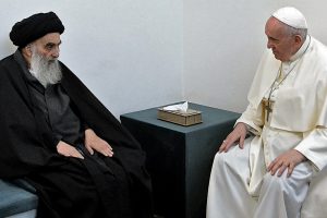 Papa tem encontro histórico com o principal líder xiita do Iraque