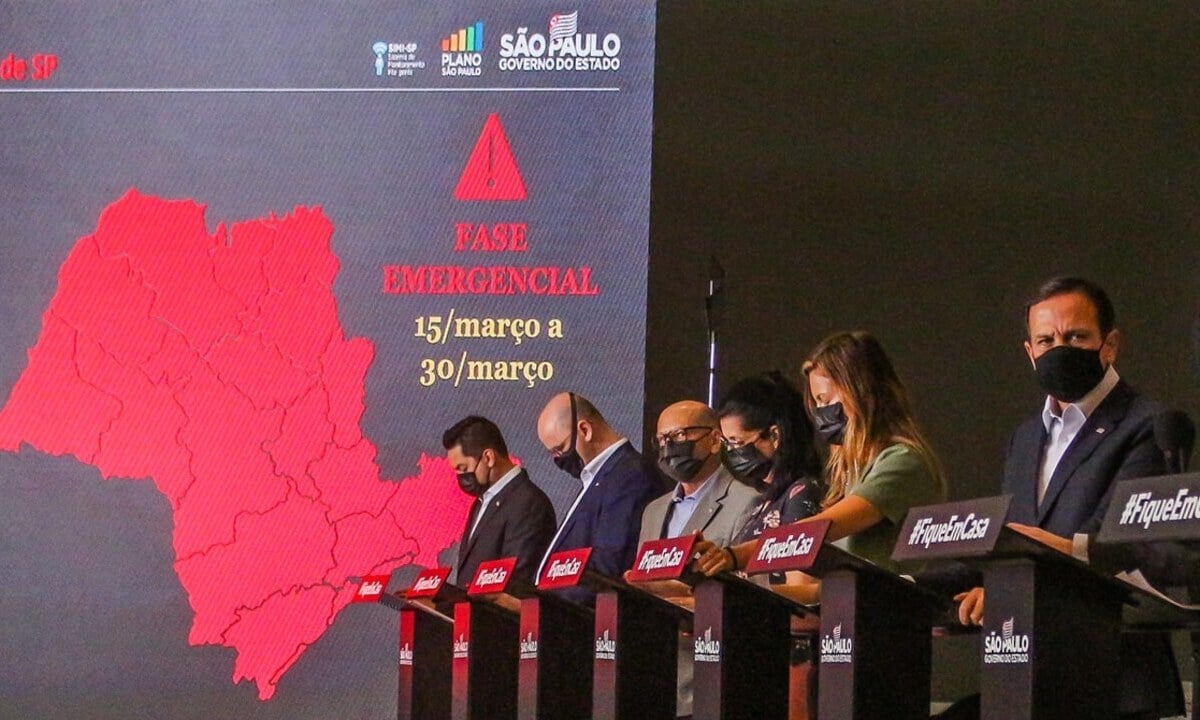 Estado de SP bate mais um recorde e registra 1.209 mortes pela Covid-19 em 24h