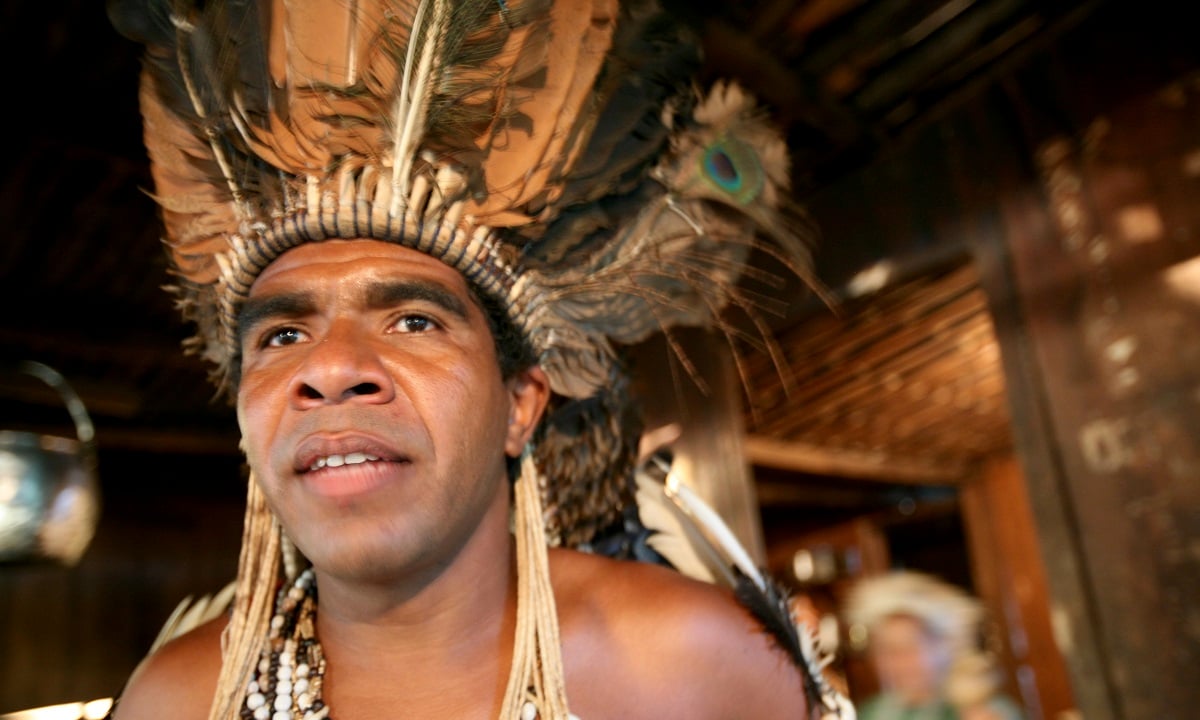 O cacique Babau Tupinambá (Foto: Conselho Indigenista Missionário/Divulgação) 
