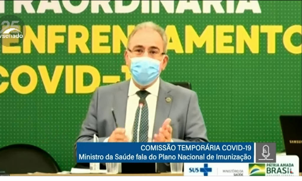 Site do Ministério da Saúde desmente Queiroga sobre compra da Covaxin
