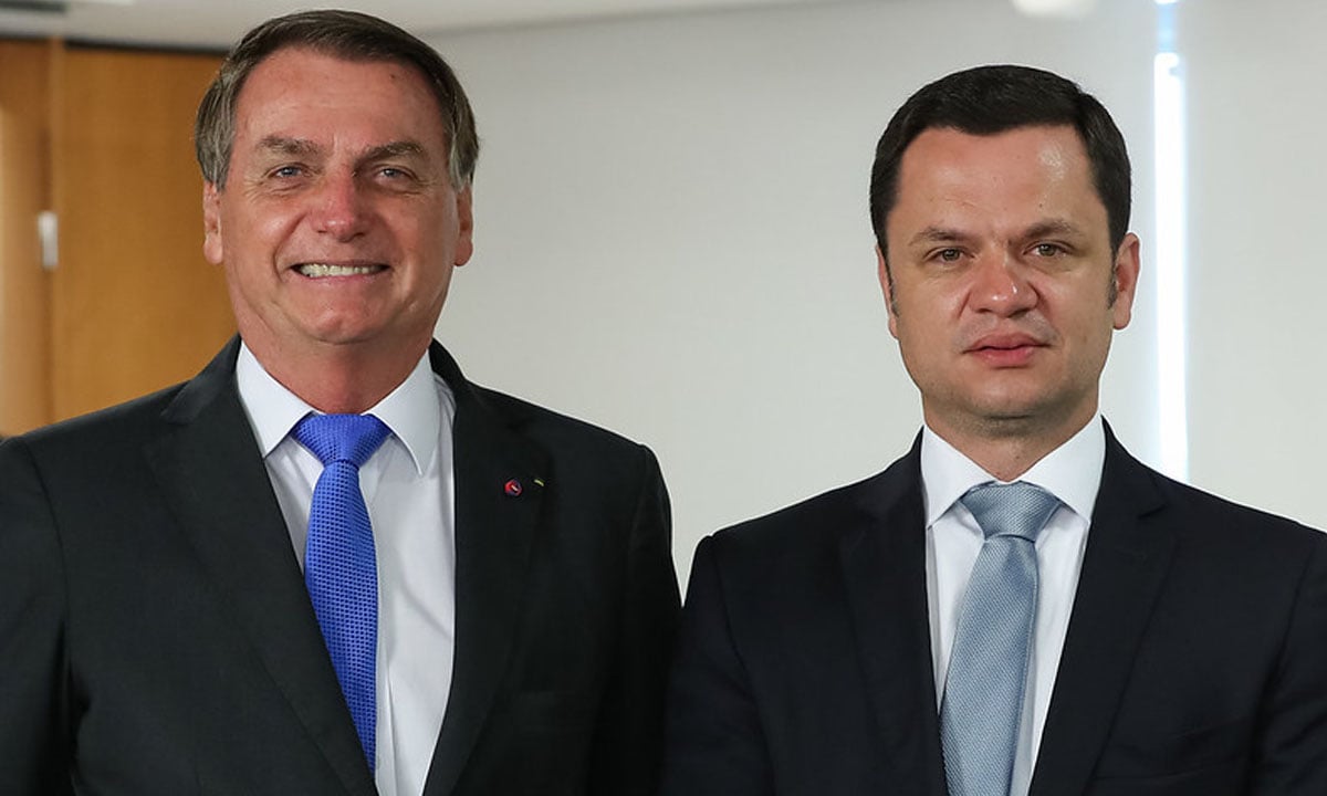 Jair Bolsonaro e Anderson Torres. Foto: Marcos Corrêa/PR 