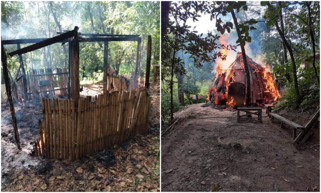 Indígenas e Cimi apontam crime e cobram regularização de aldeia incendiada em Guarulhos