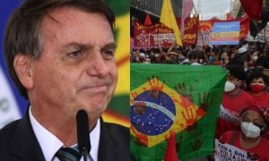 'Deu pouca gente porque PF está prendendo muita maconha', diz Bolsonaro sobre manifestações