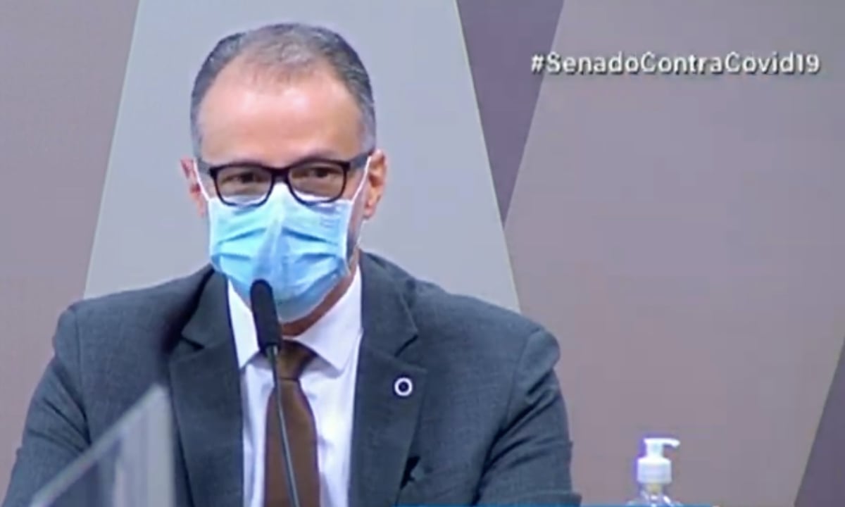 Presidente da Agência Nacional de Vigilância Sanitária (Anvisa), Antonio Barra Torres. Foto: Reprodução/Youtube.  