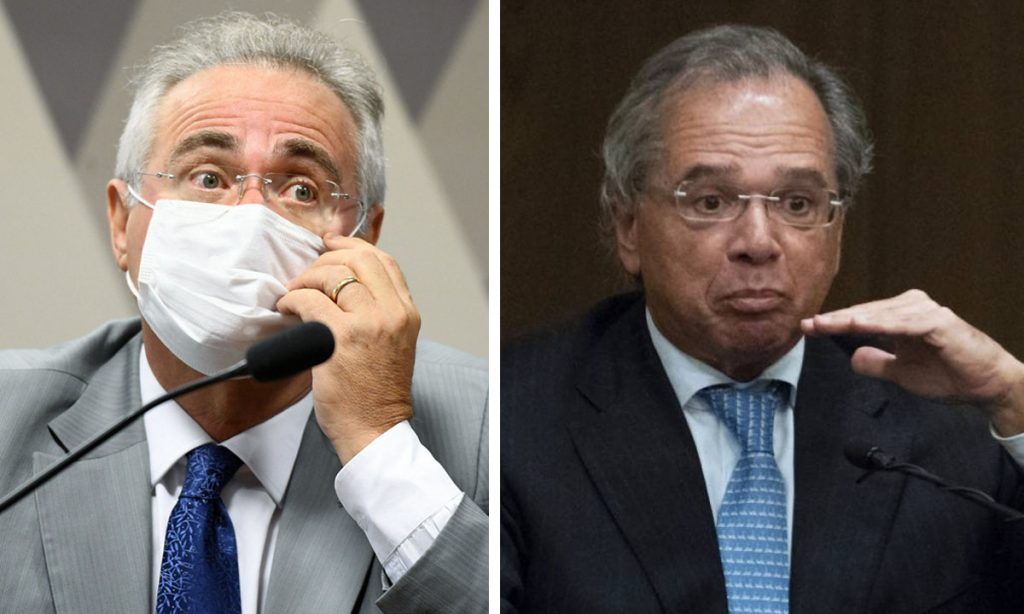 Renan: declarações ‘estapafúrdias’ de Guedes parecem ‘autoconvocação’ à CPI da Covid