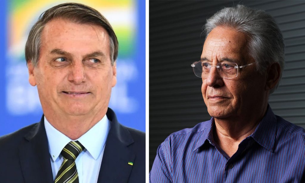 Bolsonaro elogia FHC por declaração a favor da ‘reabertura da economia’