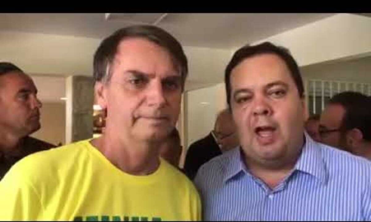 Bolsonaro e Elmar Nascimento (Foto: reprodução Youtube) 