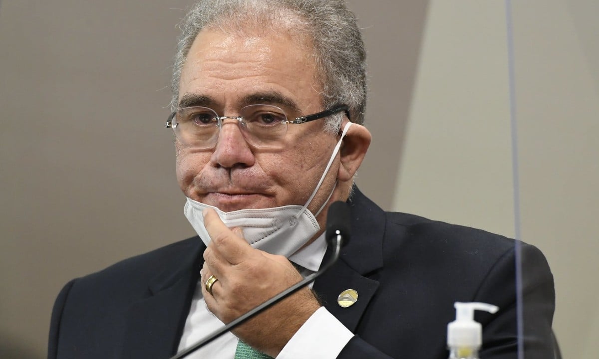 O ministro da Saúde, Marcelo Queiroga. Foto: Jefferson Rudy/Agência Senado
 