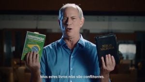 Em novo vídeo, Ciro associa Bíblia e Constituição: ‘Não são conflitantes'