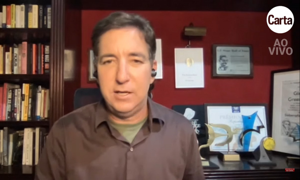 Grande mídia sonha com candidato que derrote Lula e Bolsonaro, diz Greenwald