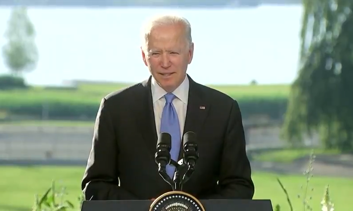 Joe Biden questiona 'como seria' se os Estados Unidos se intrometessem na política de outros países. Foto: Reprodução 