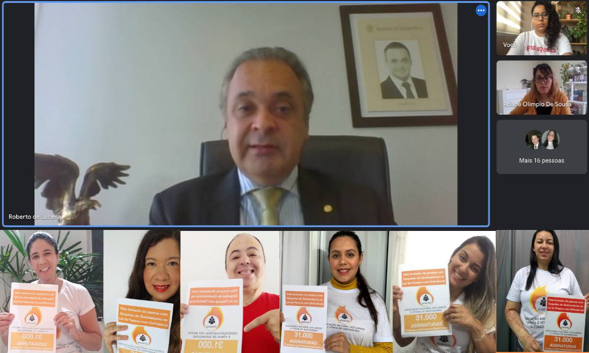 Junho Laranja: Vítimas de queimaduras pedem inclusão no Estatuto da Pessoa com Deficiência